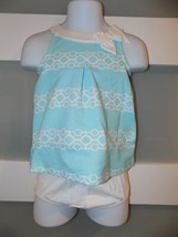 Janie &amp; Jack South Beach Beauty Tile Print Dress Size 3/6 Months Girl&#39;s NEW - £28.01 GBP