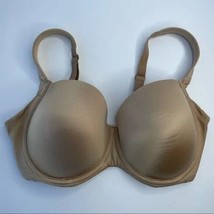 Soma Stunning Support Smooth Full Coverage Bra 34DDD Beige Tan Lightly L... - $19.59