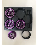 Treal 1.9 Beadlock Wheel J-Purple Rims Set (3) Multi Spoke Crawler for 1:10 - $54.92 CAD