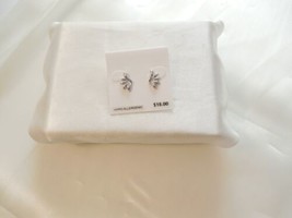 Department Store 5/8 “Silver Tone Fancy Stud Post Earrings A833 - $9.59