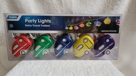 CAMCO Party Lights RETRO TRAVEL TRAILERS Indoor Outoor NEW IN BOX - £14.49 GBP