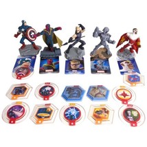 Huge Lot Figures Disney Avengers Infinity Marvel Super Heroes &amp; Power Discs - $22.72