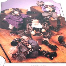 The Buckeye Tree Log O&#39; Button Dolls Patterns 8&quot; and 11&quot; Benjamin Family Uncut - £6.42 GBP