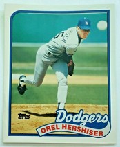 1989 Topps Orel Hershiser Baseball Duo-Tang School Paper Pocket Folder  New - £8.00 GBP