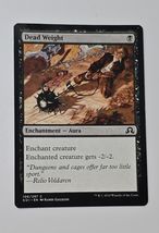 Dead Weight Shadows over Innistrad Regular Black Aura Enchant Creature -... - $1.34