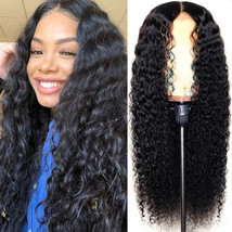 Black African Small Corn Perm Curly Hair Synthetic Wig, Long and High-Density - £13.93 GBP