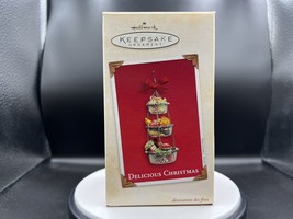 Hallmark Keepsake Delicious Christmas Ornament 2003 Has hanging 3 Basket... - $18.69