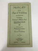 History of the Siege of Vicksburg and Maps of the Vicksburg National Military PA - £28.27 GBP
