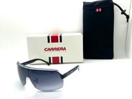 Carrera MEN&#39;S TOPCAR 1/N T5C9O 115 BLACK BLUE WRAP SUNGLASSES  FRAME SQU... - £43.69 GBP