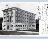 YMCA Building Springfield Illinois  IL 1911 UDB Postcard M8 - $2.92