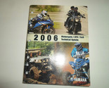 2006 Yamaha Moto Atv Sxs Technique Update Manuel Usine OEM Livre 06 Offre - $22.49