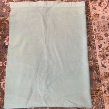 Vintage Chatham Acrylic Blanket Satin Binding Trim Aqua Blue 66” x 88” Twin USA - £31.61 GBP