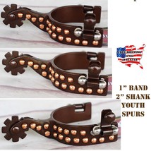 Horse Western Show Riding Wear Shoes Antique Steel Boot Spurs 75177968 - £33.39 GBP