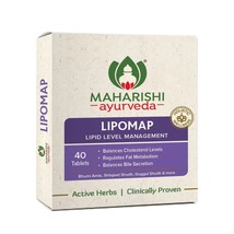 1 Pack X Maharishi Ayurveda Lipomap 40 Tabs Ree Ship - £12.10 GBP