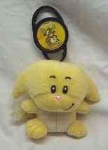 Mc Donald&#39;s Neopets Yello Kacheek Clip Keychain 3&quot; Plush Stuffed Animal Toy W Tag - $19.80