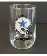 Dallas Cowboys NFL Juice Water Glass 14 Oz Vintage - $8.14
