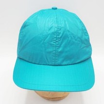 Fahrenheit Wasserfest Ripstop Hut Kappe Strapback 1990&#39;s Mode Blaugrün - £31.39 GBP