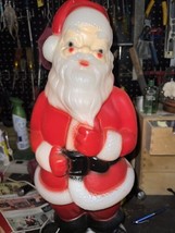 Vintage 22” Carolina Enterprises 1973 Blow mold Light Up Santa Clause - $49.99