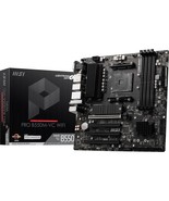 MSI PRO B550M-VC WiFi ProSeries Motherboard (AMD AM4, DDR4, PCIe 4.0, SA... - £143.99 GBP