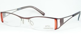 Scandinavian Eyewear 9259 Artic 5405 Violet /ORANGE Eyeglasses Frame 49-17-135mm - £97.07 GBP