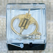 USA Space Shuttle Gold Toned 1&quot; Small Necklace Pendant Charm ONLY - $19.75
