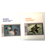 U.S. Waterfowl Duck Stamps 1989 &amp; 1990 Tennessee State Migratory $6 Unus... - $341.74 MXN