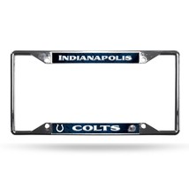 Indianapolis Colts License Plate Frame Chrome EZ View - $49.49