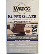 Watco Super Glaze Pour On High Gloss Epoxy 1 Quart Aged Wood Resin NIB - $35.65 CAD