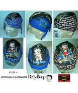 BETTY BOOP BIKER GIRL FITTED Tied BANDANA Bandanna Doo Do Du Rag Skull C... - $12.99+