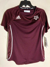 Adidas Women&#39;s NCAA TEXAS A&amp;M Aggies Team Jersey Burgundy sz S - £6.58 GBP