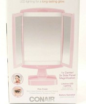 Conair True Glow 23684 LED Magnifying Mirror Pink New in Box - £11.87 GBP