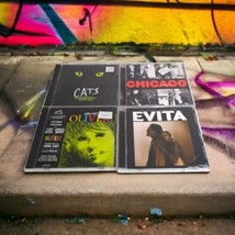 Lot of 4 Musical Soundtrack CDs Chicago Cats Evita Oliver - £4.83 GBP