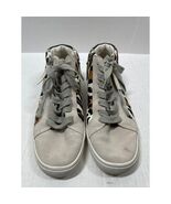 Dolce Vita Zonya Leopard Animal Calf Hair High Top Shoes Boots Sneaker S... - $61.59 CAD