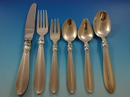 Princess Fuchsia by Frigast Sterling Silver Flatware Set Service 75 Pcs ... - $8,415.00