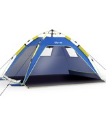 Glymnis Pop Up Beach Tent Sun Shade Shelter For 4 Person With Upf 50 Qui... - $69.65 CAD