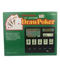 Vintage Radio Shack Electronic Draw Poker LCD Handheld Game 1991 Tandy Corp NEW - £22.45 GBP