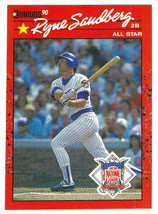 1990 Donruss #692 Ryne Sandberg Chicago Cubs National League All Star - £1.02 GBP