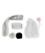Vtg 1997 Barbie Starlight Spendor Evening Fur Scarf Stole Muff Clutch Bo... - $12.29 CAD