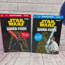 Star Wars Word-Finds Puzzle Book~Braintainment~ Volume 1&amp;2~2 Books - $14.20