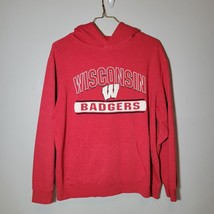 Wisconsin Badgers Hoodie Sweatshirt Mens XL Colosseum Athletics Red - $15.73