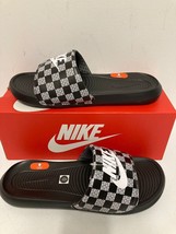 NIKE VICTORI ONE SLIDE PRINT MEN&#39;S BLACK/WHITE CN9678 004 Size 12 NEW! W... - £26.55 GBP