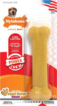 Nylabone Dura Power Extreme Chew Bone Peanut Butter Med for Dogs up to 35lbs - £3.97 GBP