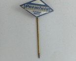 Vintage Perminta! Pepermunt Dragees Blue &amp; Silver German Stick Lapel Hat... - $8.25