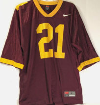 Minnesota Golden Gophers #21 Vintage 90s NCAA Big Ten Football Maroon Jersey L - £18.82 GBP