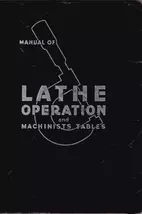 Fits South Bend - 1973 Lathe Operation And Machinists Tables Craftsman C... - €12,98 EUR