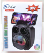 New Sing-e ZQS1373 Black Portable Bluetooth Mini Speaker - $18.99