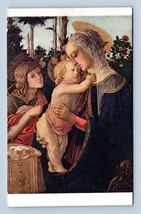 Madonna and Child w St John The Baptist Botticelli  Painting UNP DB Postcard B14 - £2.29 GBP