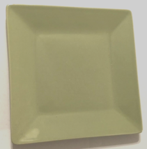 REAL SIMPLE Light Green Lime Square Commercial Grade Ceramic Salad Plate 8&quot; - £8.38 GBP