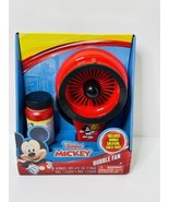 Mickey Mouse Bubble Fan Toddler toy gift Christmas fun hobby - $6.93