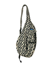 Kavu Sling Bag Backpack One of a Kind Unisex Black White Geo Adjustable Strap - £19.18 GBP